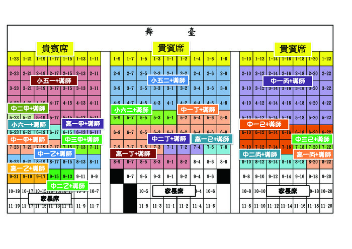 座位表
